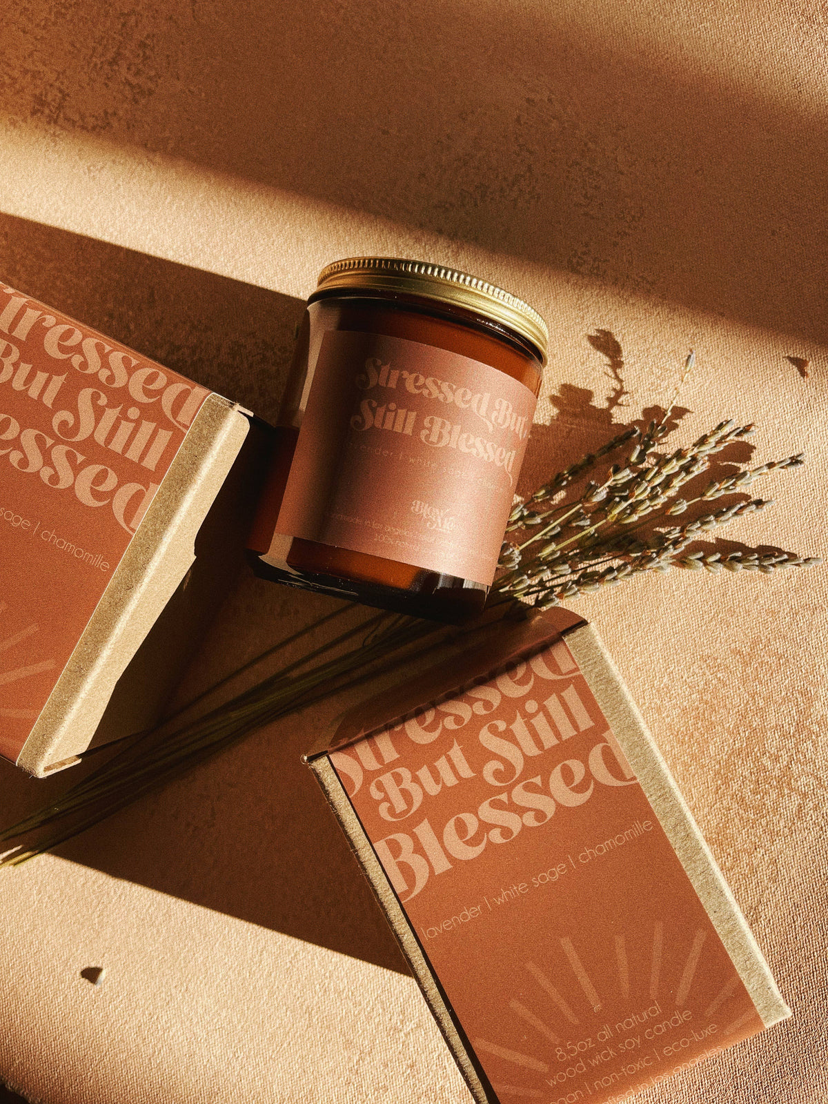 'Stressed But Still Blessed' Candle