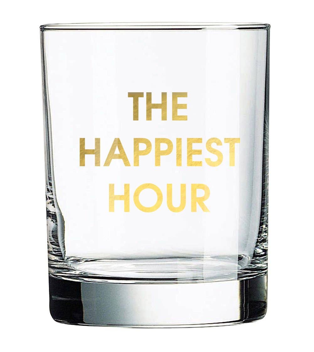 'The Happiest Hour' Rocks Glass