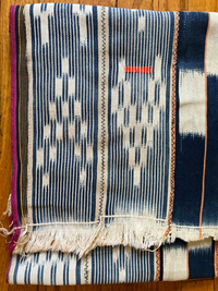 Indigo-Dyed Cloth Throw