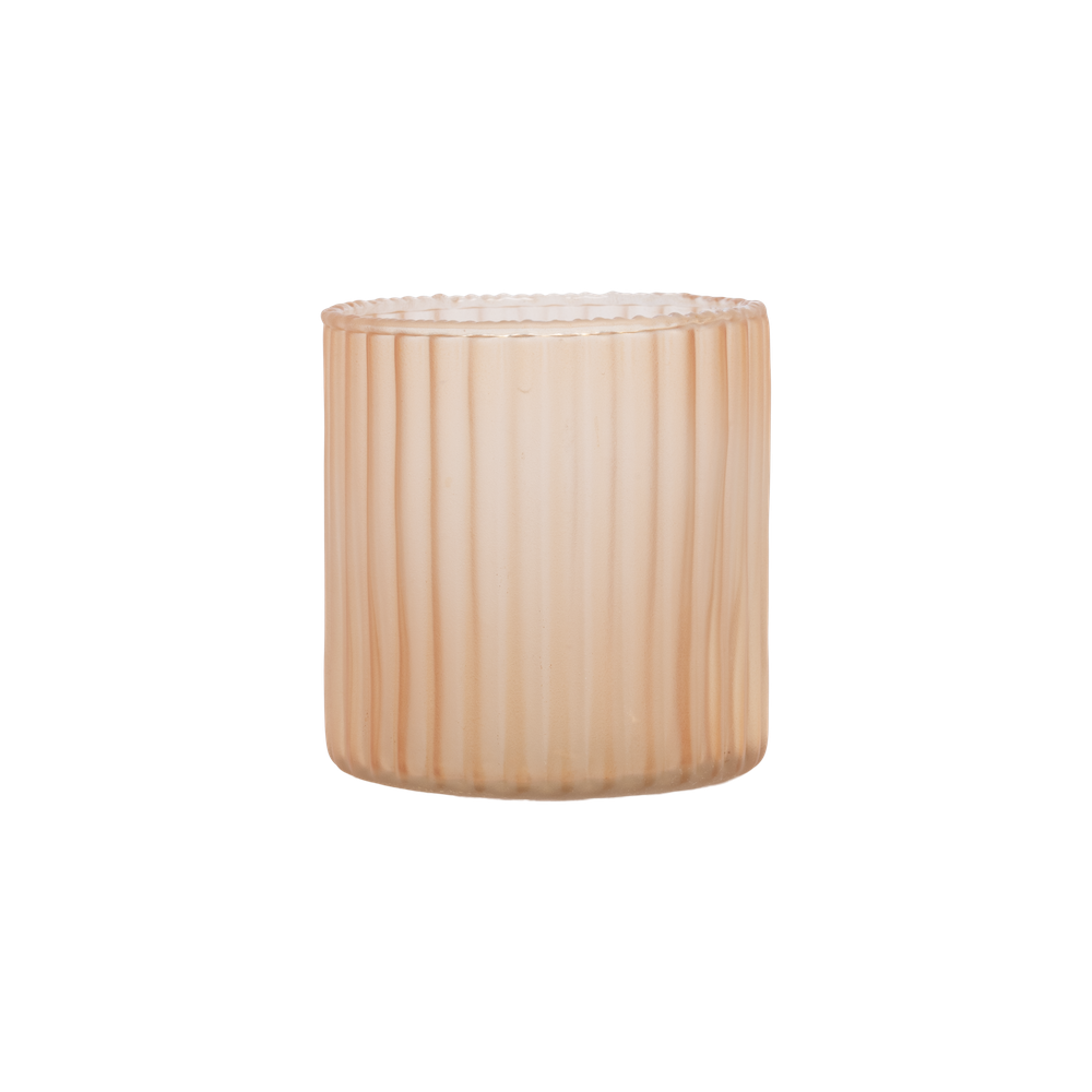 Frosted Glass Tea Light Candle Holder