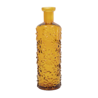 Floral Glass Bottle