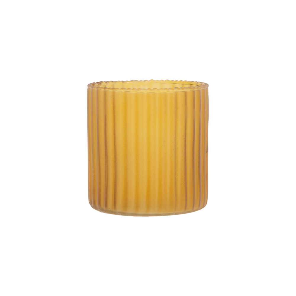 Frosted Glass Tea Light Candle Holder