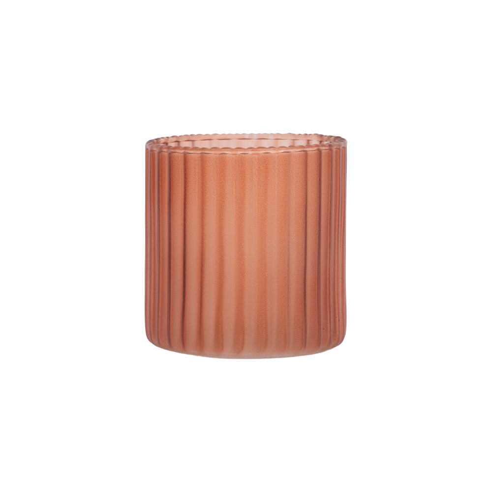 Frosted Glass Tea Light Candle Holder