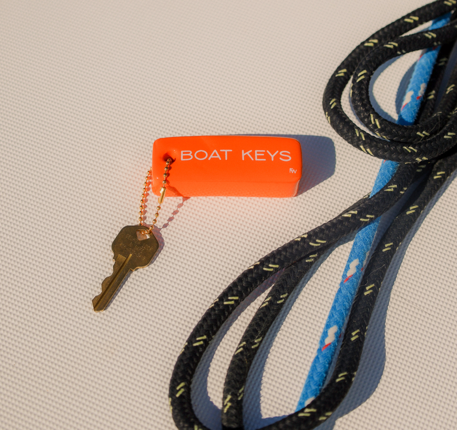'Boat Keys' Floating Keychain