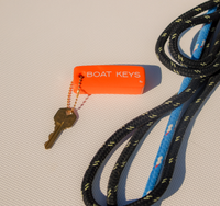 'Boat Keys' Floating Keychain