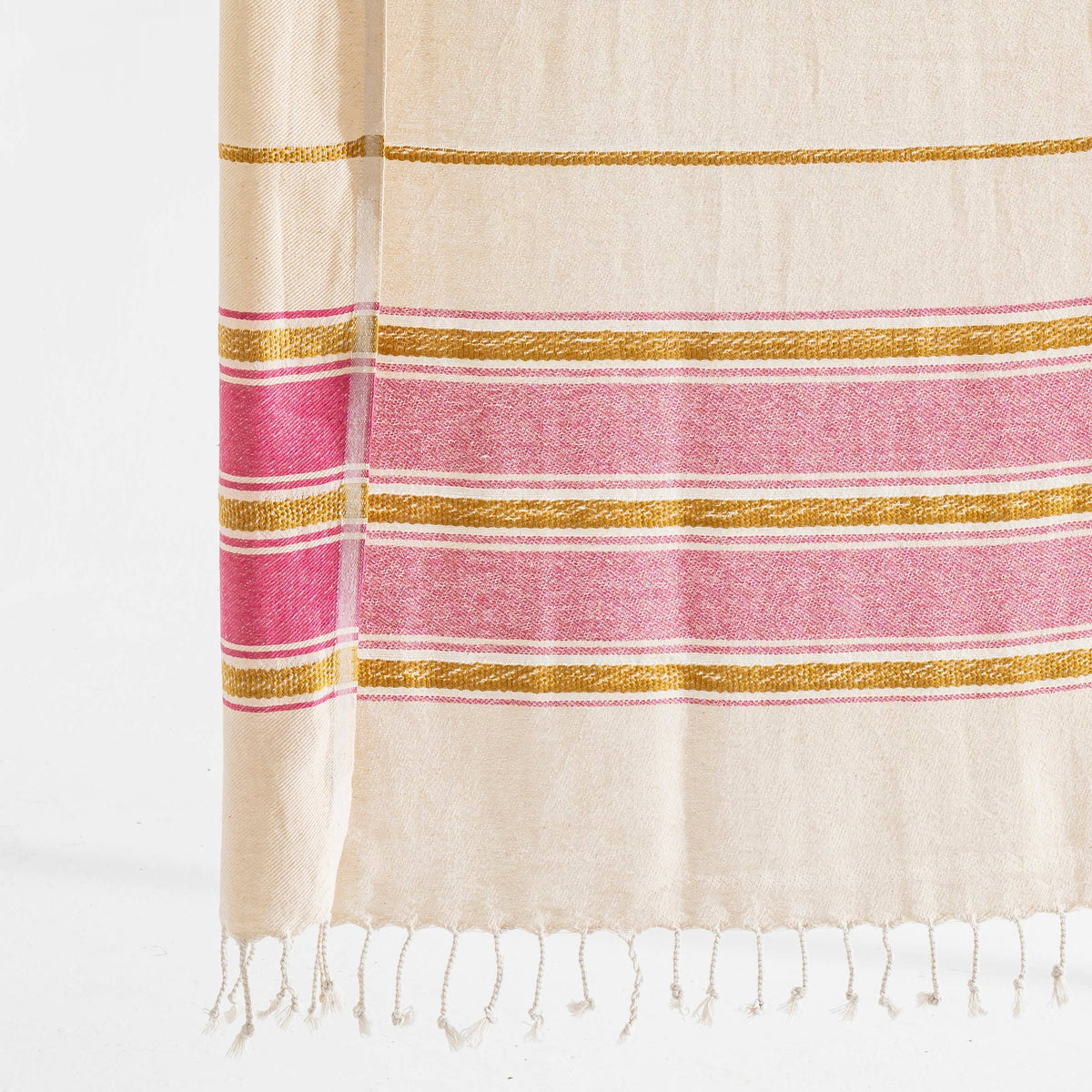 Stonewashed Turkish Cotton Towel, Stripes
