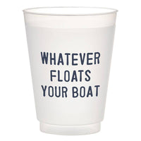 'Whatever Floats your Boat' - Frosted Cups