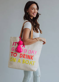 'Drink On A Boat' Tote