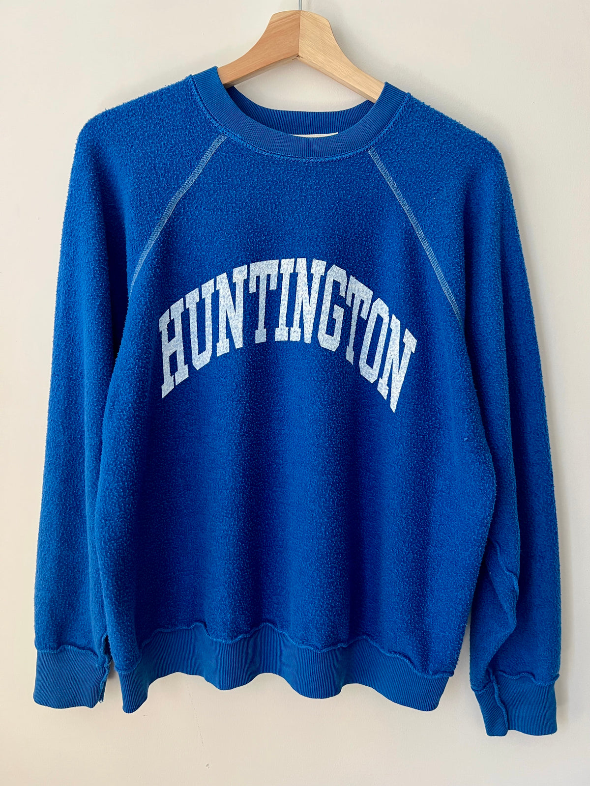 'Inside Out' Huntington Varsity Sweatshirt, Royal Blue