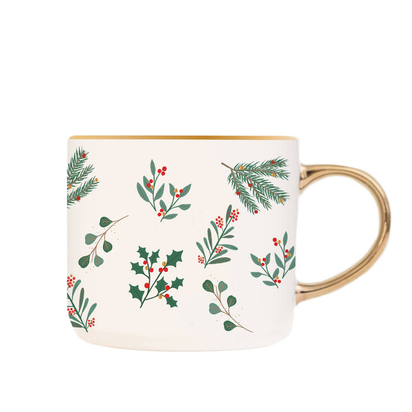 Holly Holiday Mug