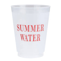 'Summer Water' - Frosted Cups