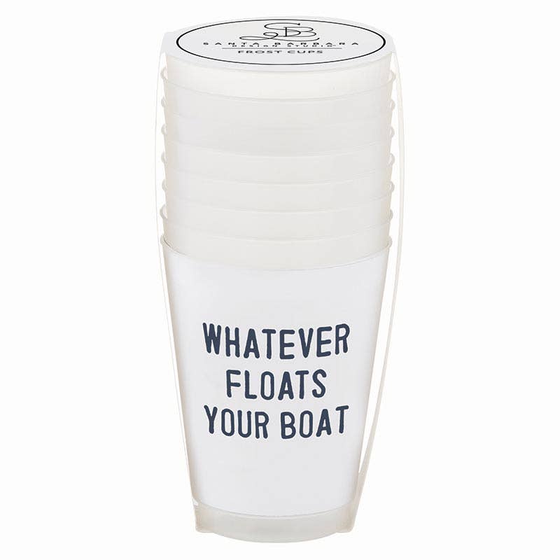 'Whatever Floats your Boat' - Frosted Cups