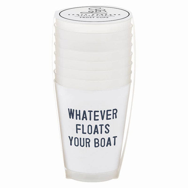 'Whatever Floats your Boat' - Frosted Cups