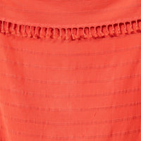 Stonewashed Turkish Cotton Towel, Orange/Red