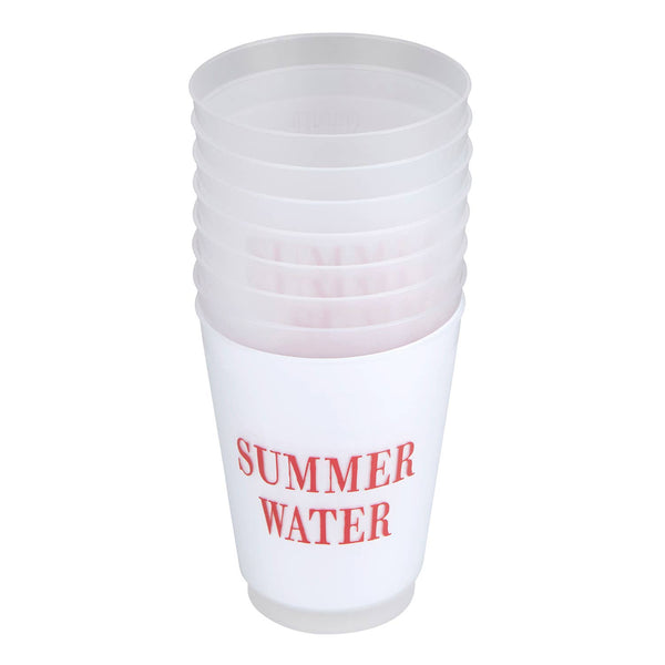 'Summer Water' - Frosted Cups