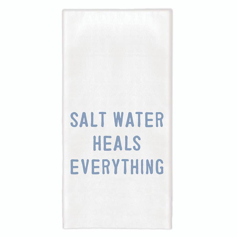 Salt Water Heals Everything Hand Towel