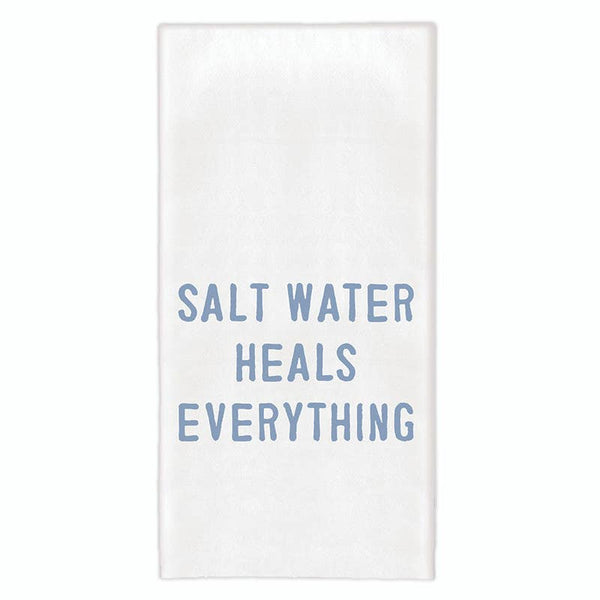 Salt Water Heals Everything Hand Towel