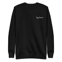 'hey homie' Premium Sweatshirt, Black