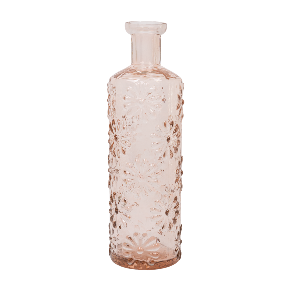 Floral Glass Bottle